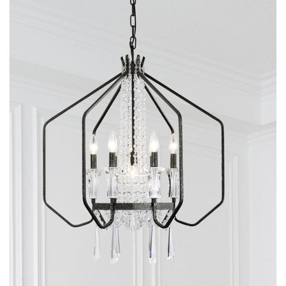 Barcelona Crystal Pendant by Varaluz. Made from unique in a modern style.