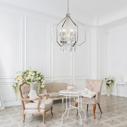 Barcelona Crystal Pendant by Varaluz. Made from unique in a modern style.
