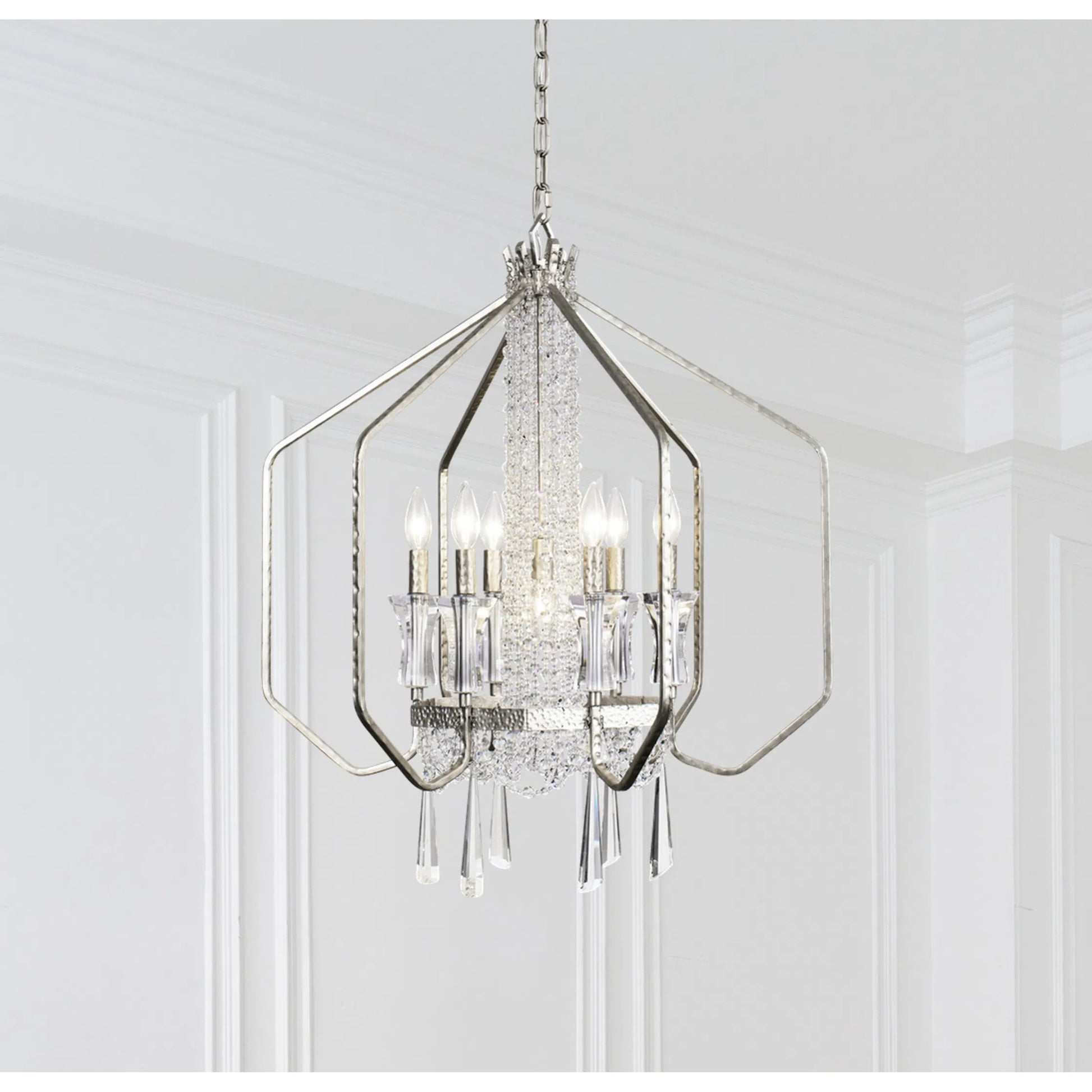 Barcelona Crystal Pendant by Varaluz. Made from unique in a modern style.