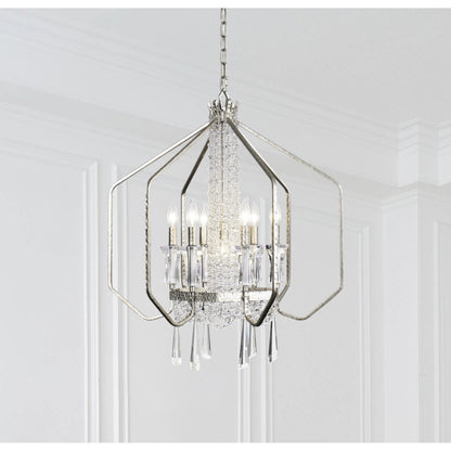 Barcelona Crystal Pendant by Varaluz. Made from unique in a modern style.