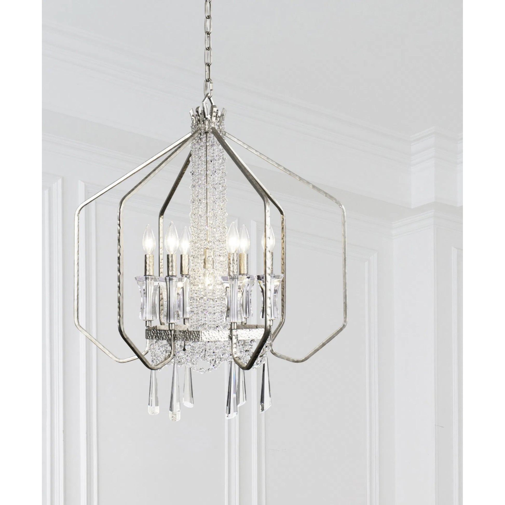 Barcelona Crystal Pendant by Varaluz. Made from unique in a modern style.