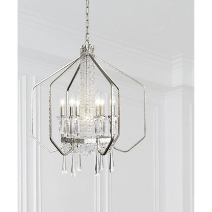 Barcelona Crystal Pendant by Varaluz. Made from unique in a modern style.