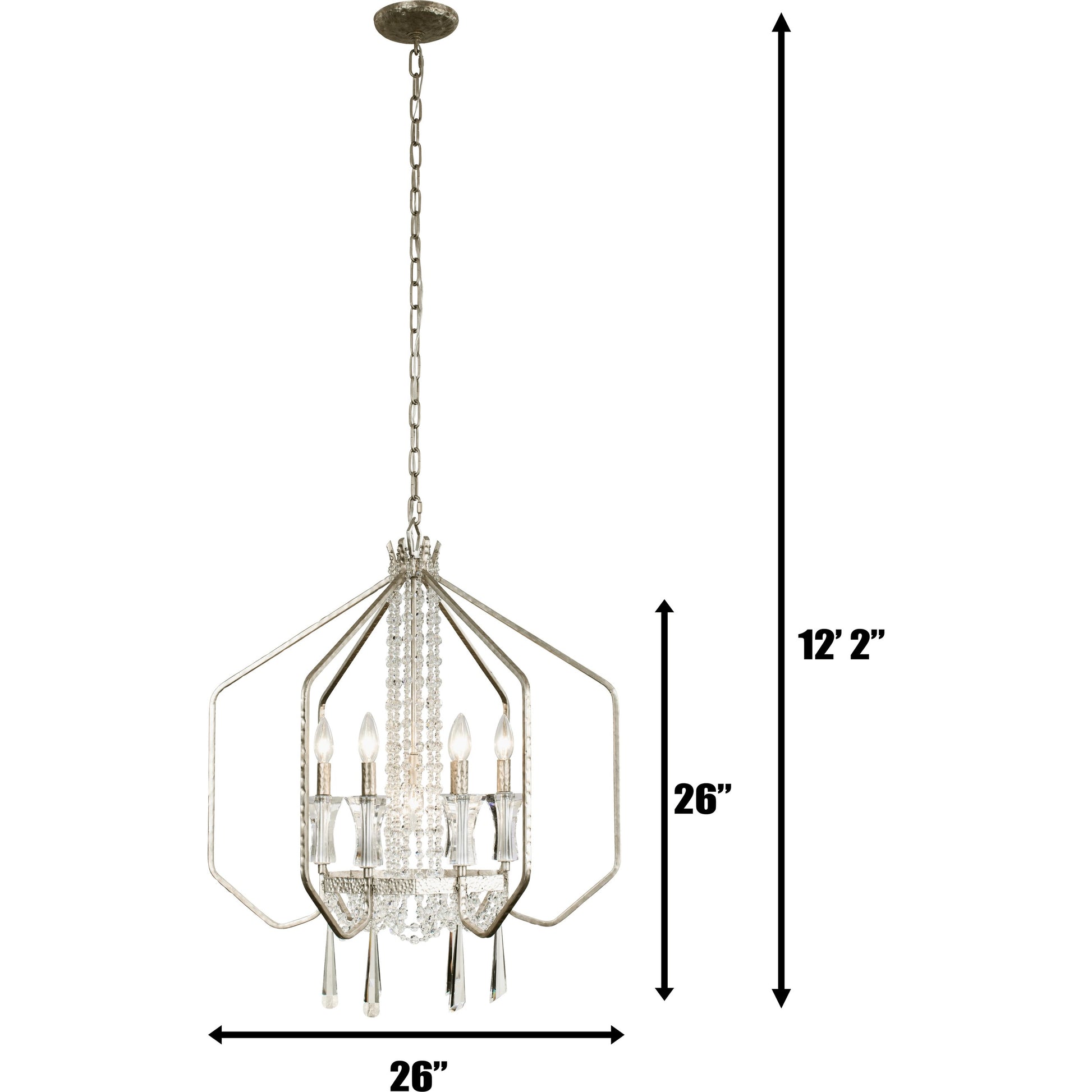 Barcelona Crystal Pendant by Varaluz. Made from unique in a modern style.