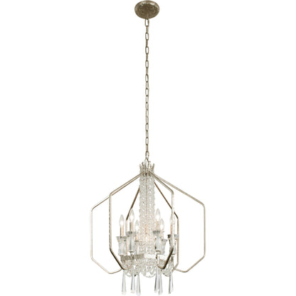 Barcelona Crystal Pendant by Varaluz. Made from unique in a modern style.