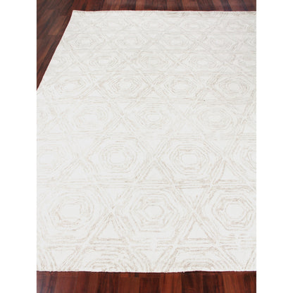 Caprice 2710 Rug by Exquisite Rugs in beige, ivory. Made from new zealand wool in a unique style.