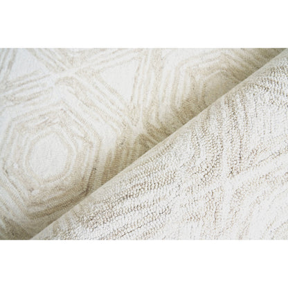 Caprice 2710 Rug by Exquisite Rugs in beige, ivory. Made from new zealand wool in a unique style.