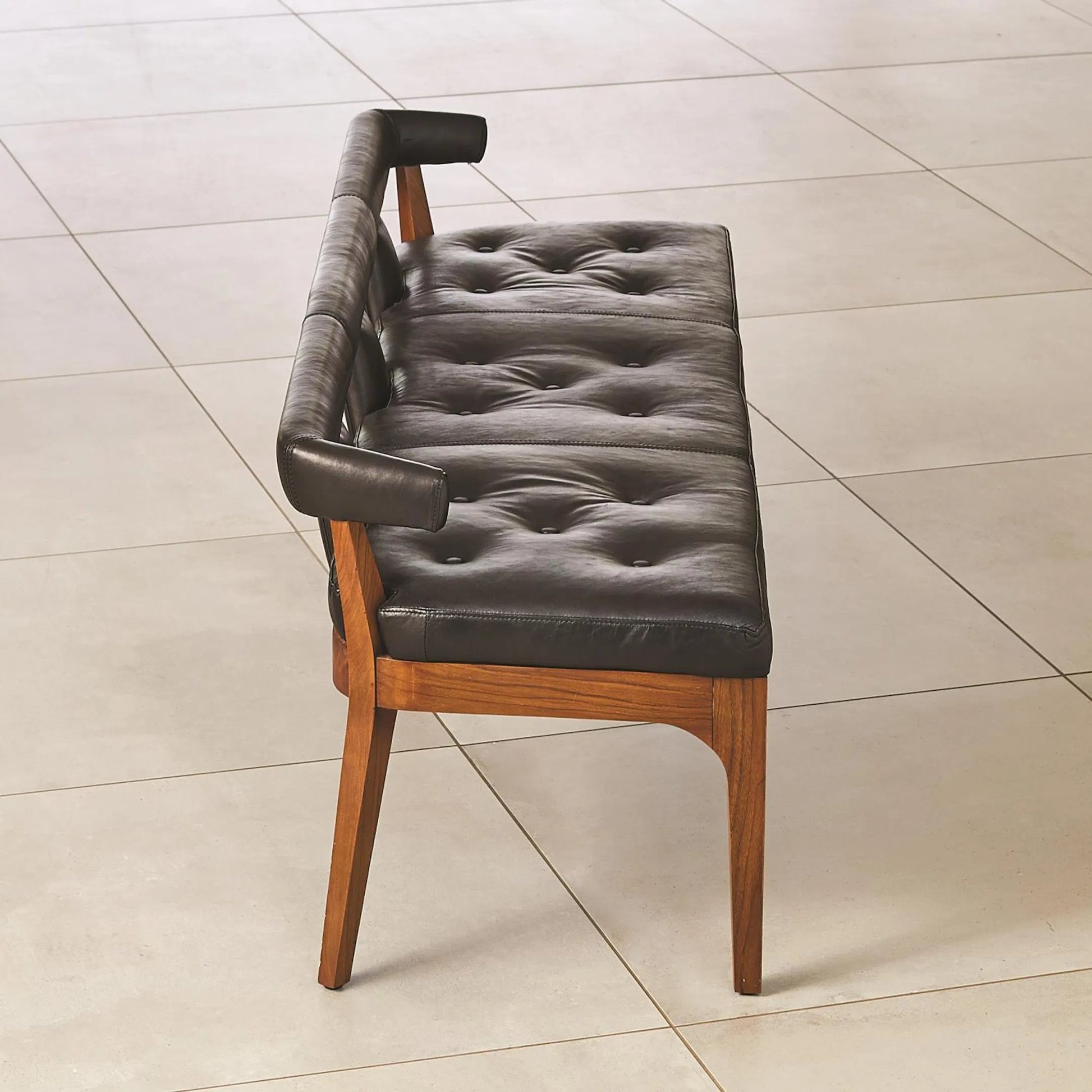 Moderno Bench by Global Views. Made from unique in a modern style.