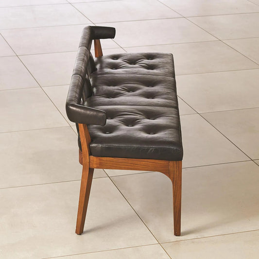 Moderno Bench by Global Views. Made from unique in a modern style.