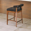 Black Marble Leather