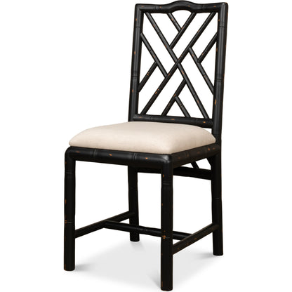 Brighton Bamboo Side Chair by Sarreid Ltd.. Made from unique in a coastal style.