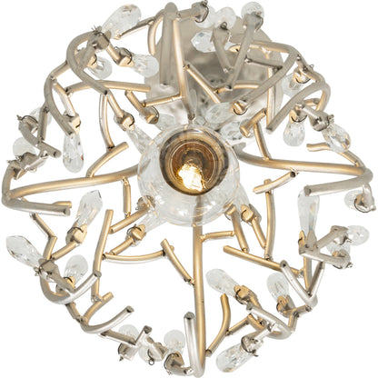 Bask Crystal Mini Pendant by Varaluz. Made from premium pre-installed crystal in a transitional style.