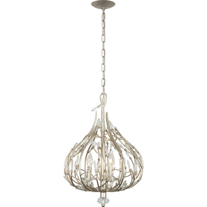 Bask Crystal Mini Pendant by Varaluz. Made from premium pre-installed crystal in a transitional style.