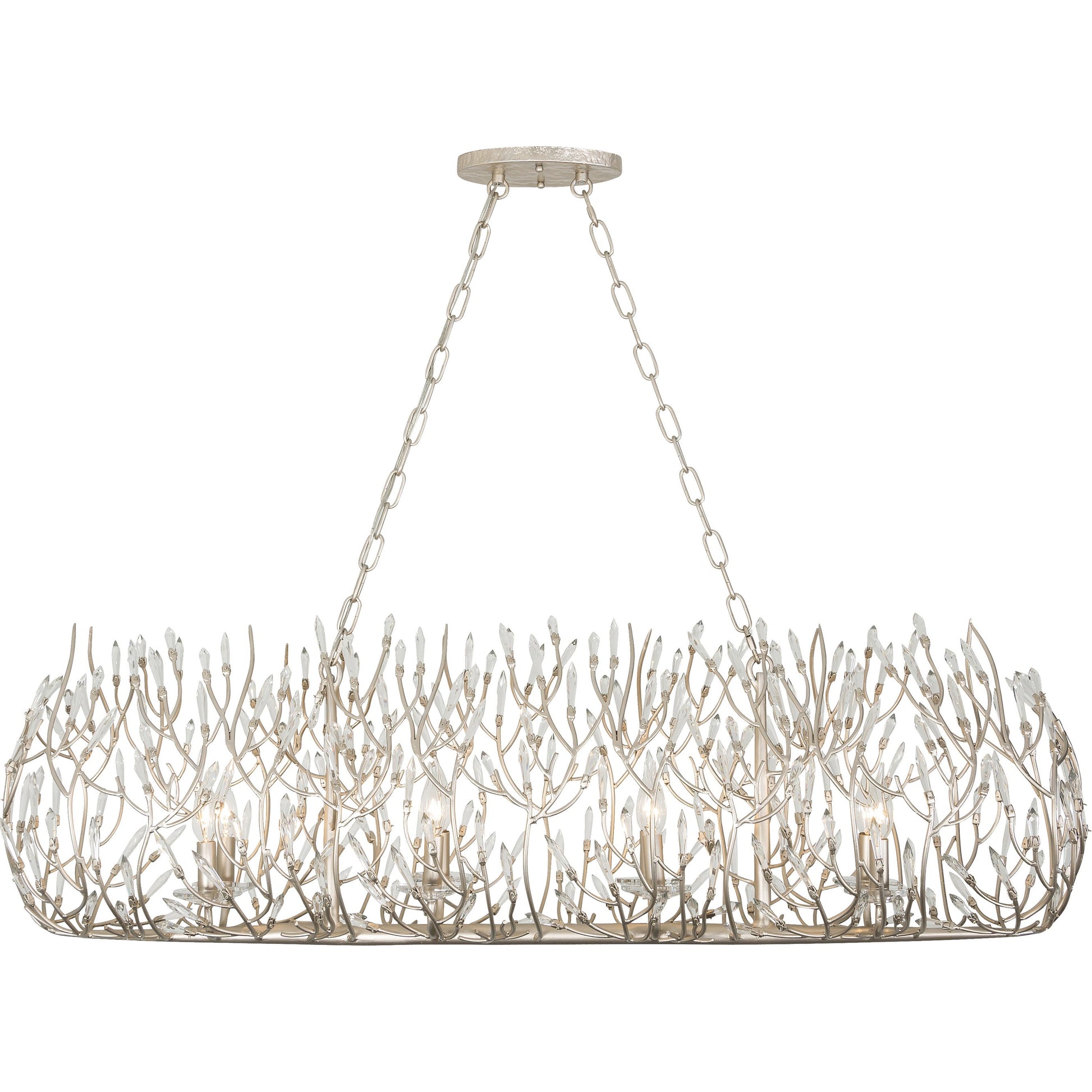 Bask Crystal Linear Pendant by Varaluz. Made from premium pre-installed crystal in a eclectic & global style.
