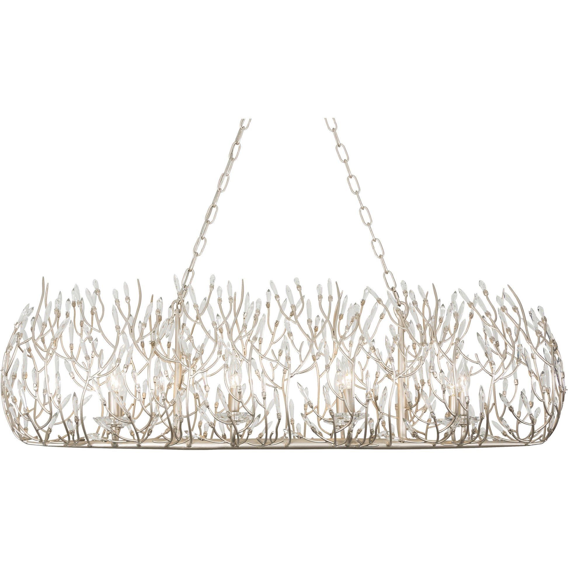 Bask Crystal Linear Pendant by Varaluz. Made from premium pre-installed crystal in a eclectic & global style.