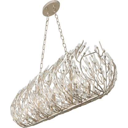 Bask Crystal Linear Pendant by Varaluz. Made from premium pre-installed crystal in a eclectic & global style.