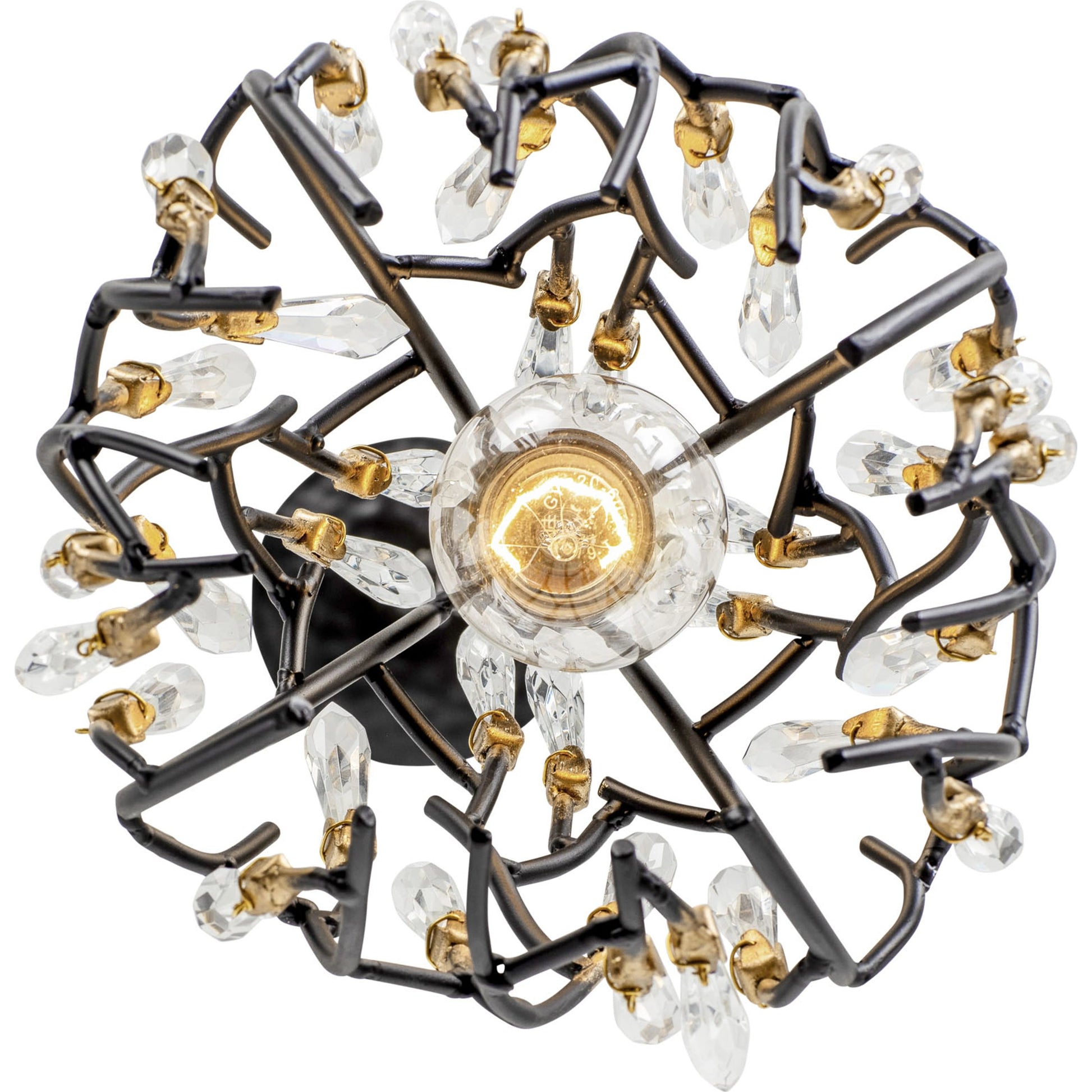Bask Crystal Mini Pendant by Varaluz. Made from premium pre-installed crystal in a transitional style.