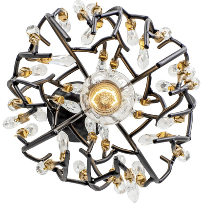 Bask Crystal Mini Pendant by Varaluz. Made from premium pre-installed crystal in a transitional style.