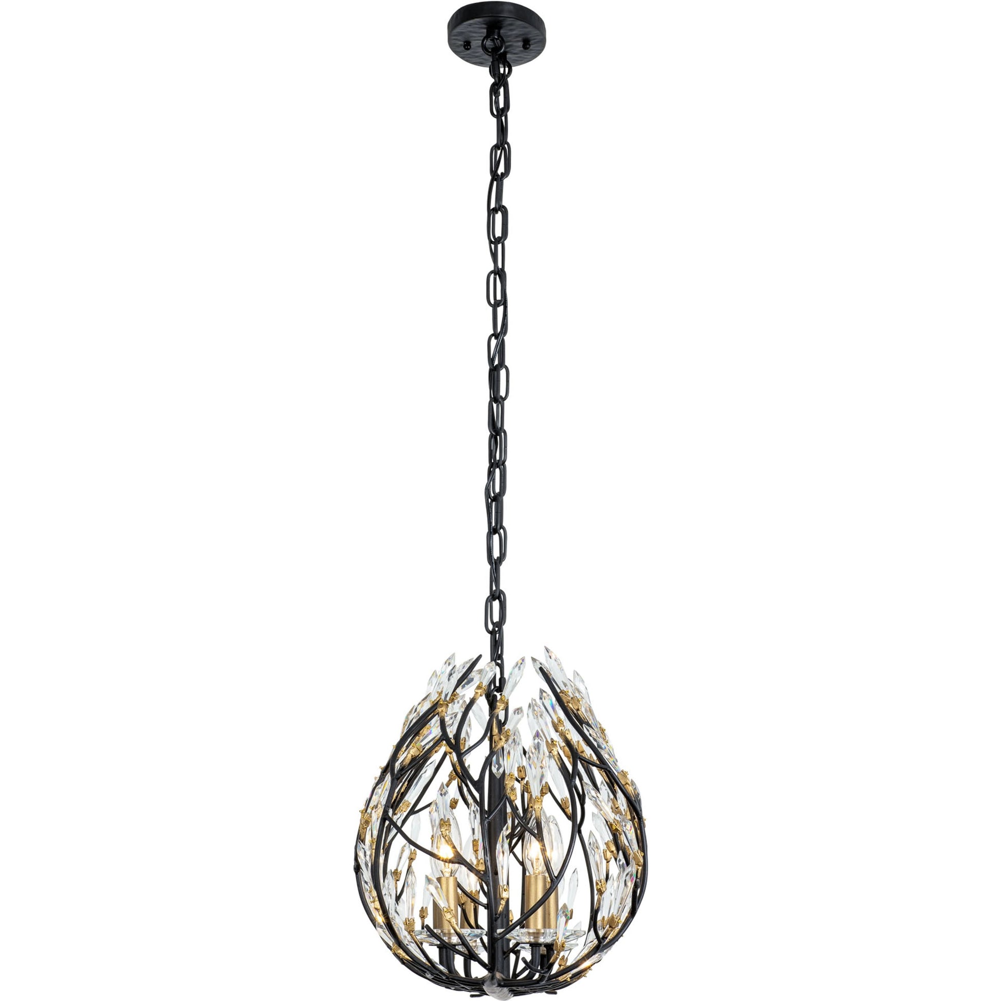 Bask Crystal Linear Pendant by Varaluz. Made from premium pre-installed crystal in a eclectic & global style.