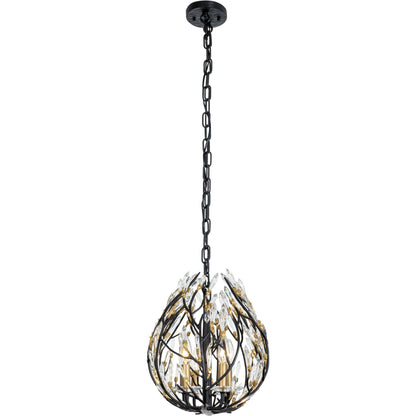 Bask Crystal Linear Pendant by Varaluz. Made from premium pre-installed crystal in a eclectic & global style.
