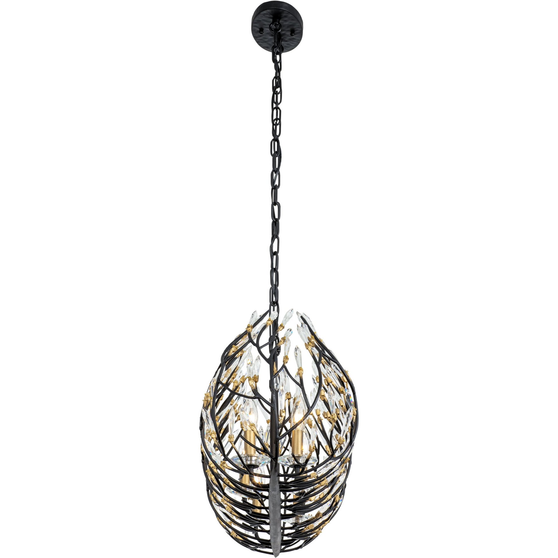 Bask Crystal Linear Pendant by Varaluz. Made from premium pre-installed crystal in a eclectic & global style.