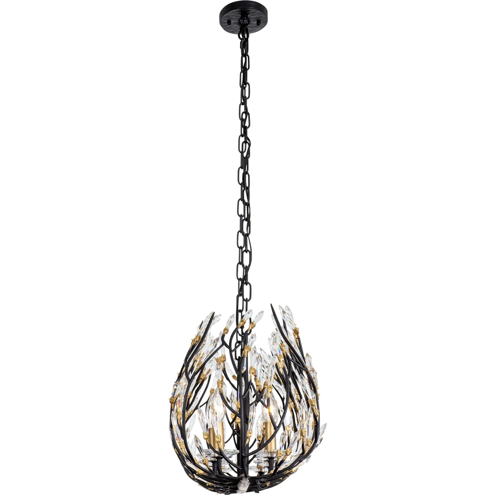 Bask Crystal Linear Pendant by Varaluz. Made from premium pre-installed crystal in a eclectic & global style.