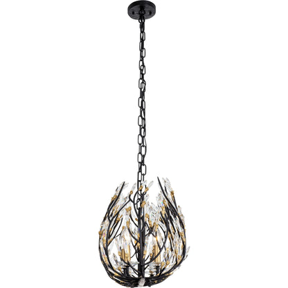 Bask Crystal Linear Pendant by Varaluz. Made from premium pre-installed crystal in a eclectic & global style.