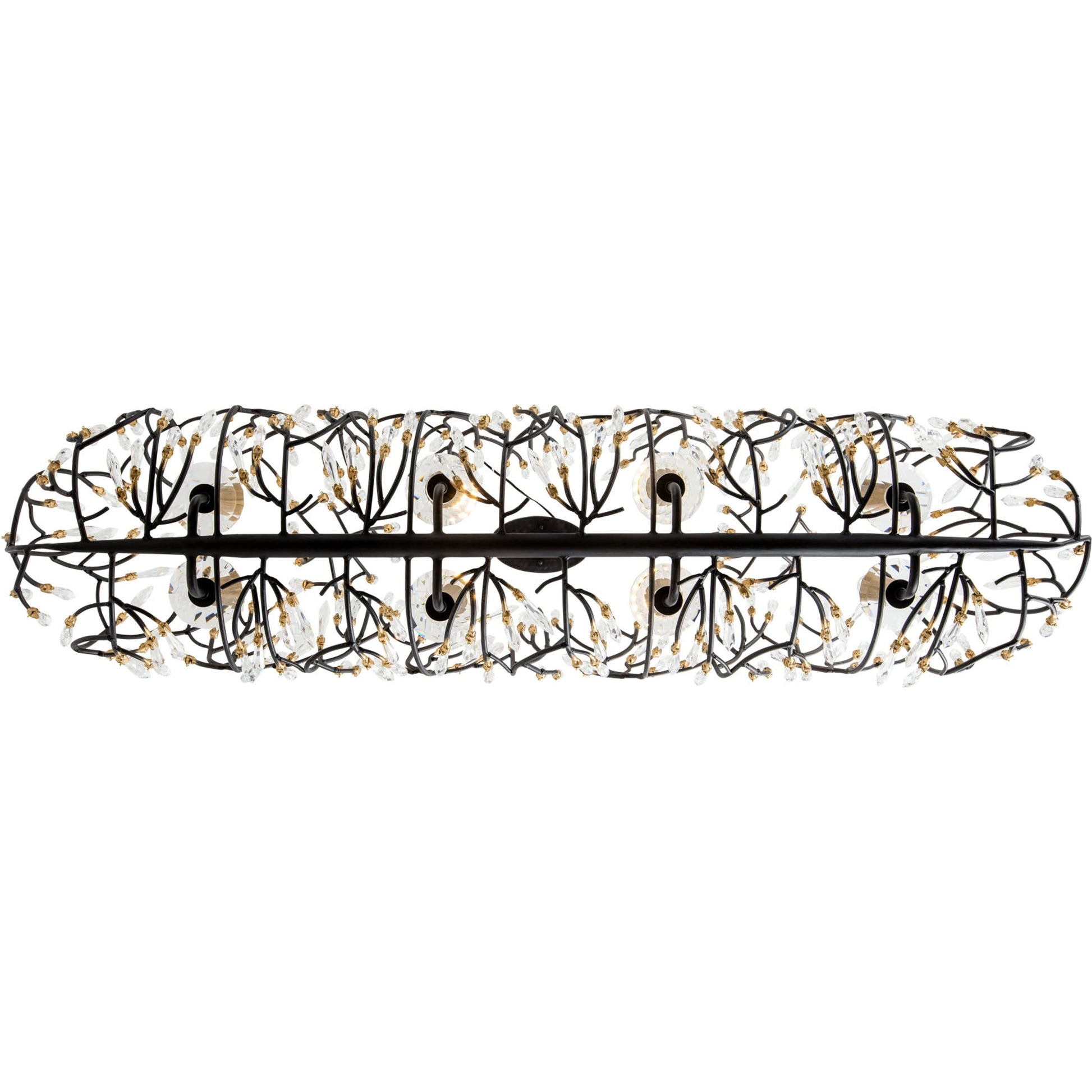 Bask Crystal Linear Pendant by Varaluz. Made from premium pre-installed crystal in a eclectic & global style.