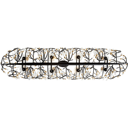 Bask Crystal Linear Pendant by Varaluz. Made from premium pre-installed crystal in a eclectic & global style.