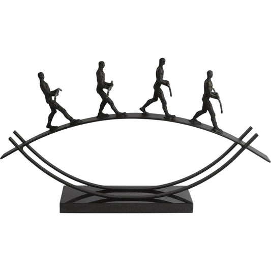 Balance by Global Views. Made from cast iron, granite in a modern style.