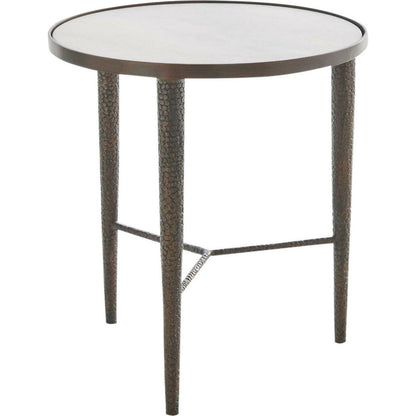 Hammered End Table by Global Views. Made from unique in a eclectic & global style.