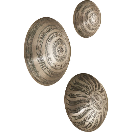 Sun Etched Wall Bowls by Global Views. Made from brass, iron in a eclectic & global style.