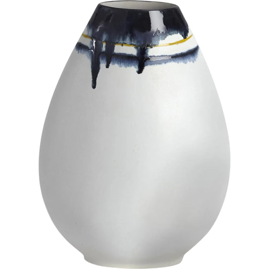 Glass Drip Vase by Global Views. Made from ceramic in a eclectic & global style.