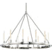 Chambers 12-Light Chandelier by Hudson Valley. Made from metal in a transitional style.