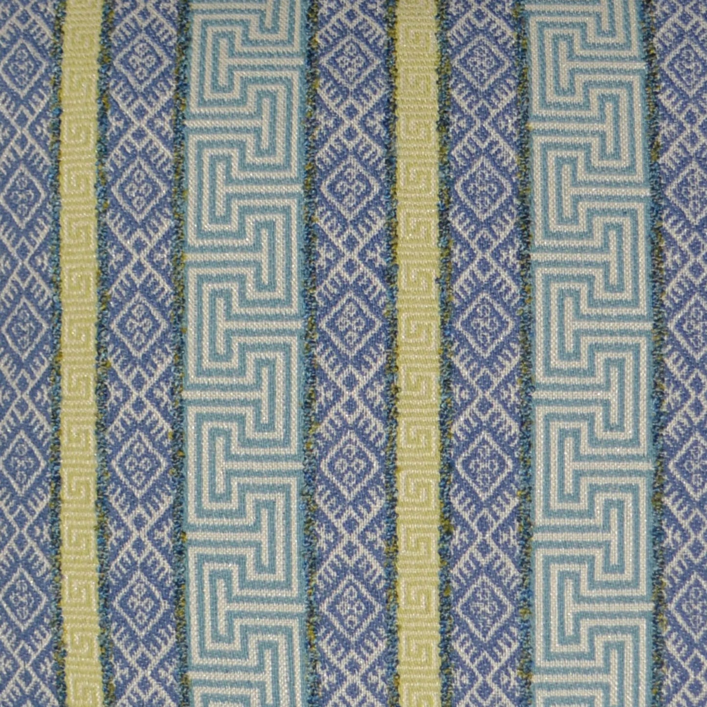 003 SI-2382086 | Closeup | Regis Pillow by DV Kap Home. Made from 42.44% pre-crcotn, 33.57% olefin, 13.38% polyester, 10.61% pcrpoly in a eclectic & global style.