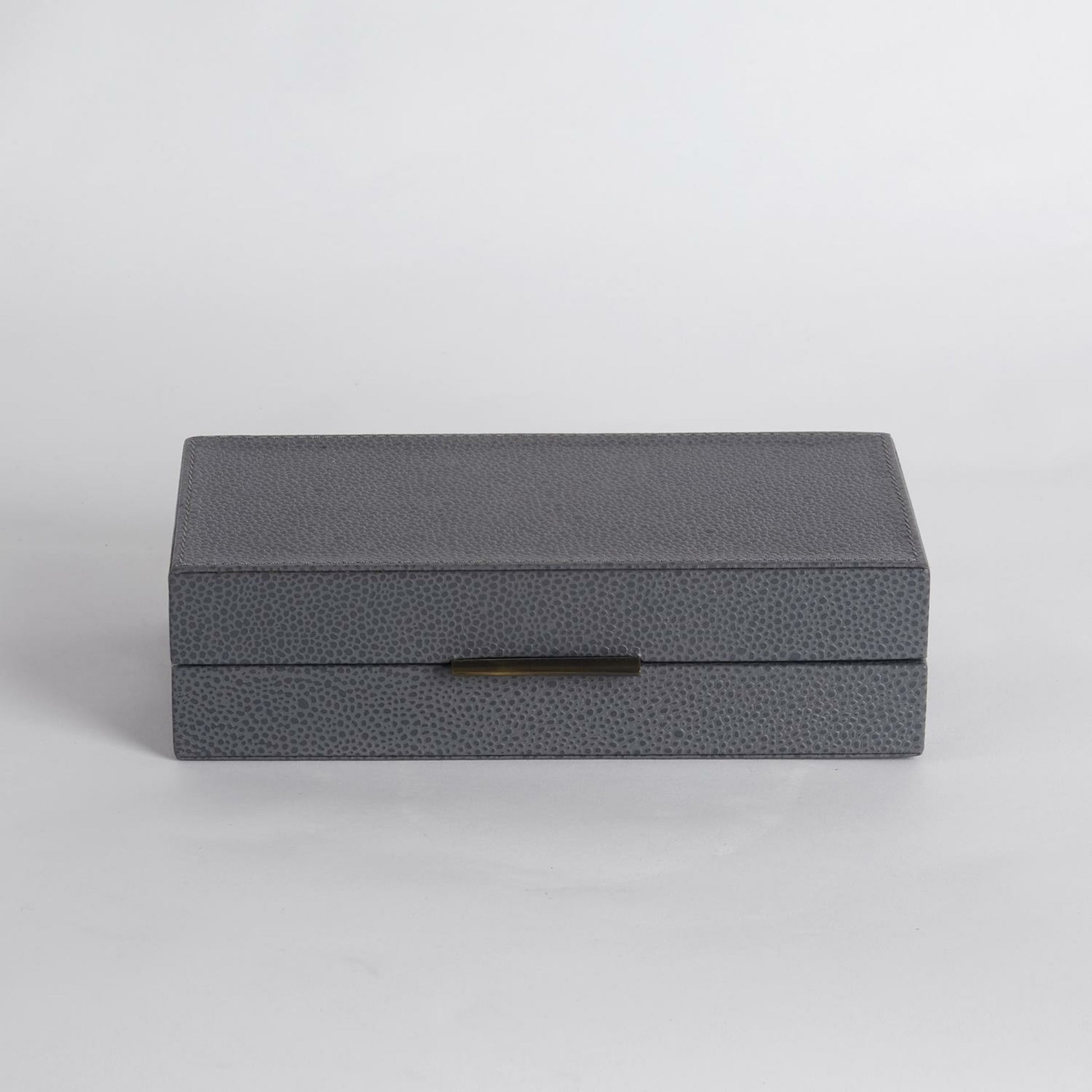 Alpen Box by Global Views. Made from mdf, leather, polyester suede in a transitional style.