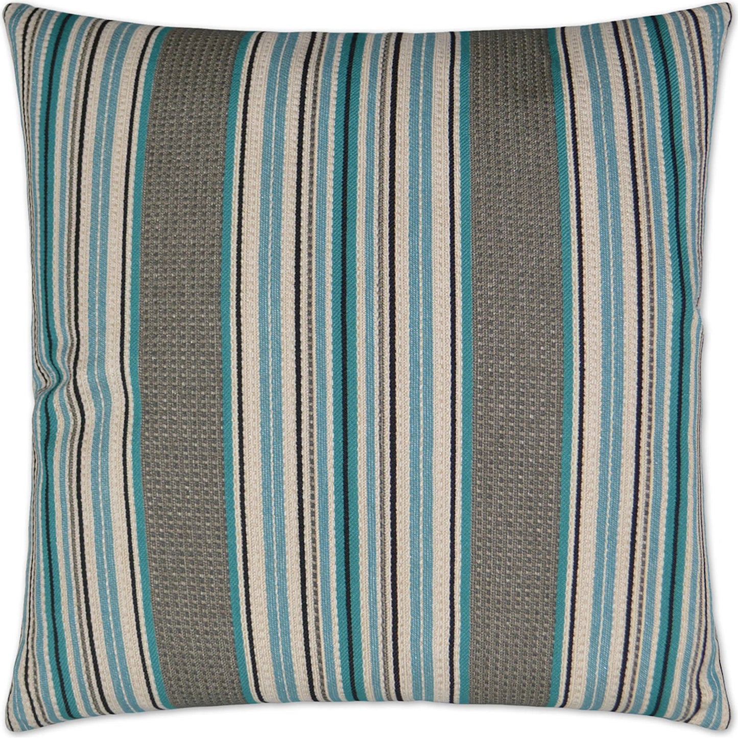 001 SI-2381551 | Primary Silo | Kreiger Pillow by DV Kap Home in grey, turquoise. Made from 78.91% polyester, 21.09% olefin in a eclectic & global style.