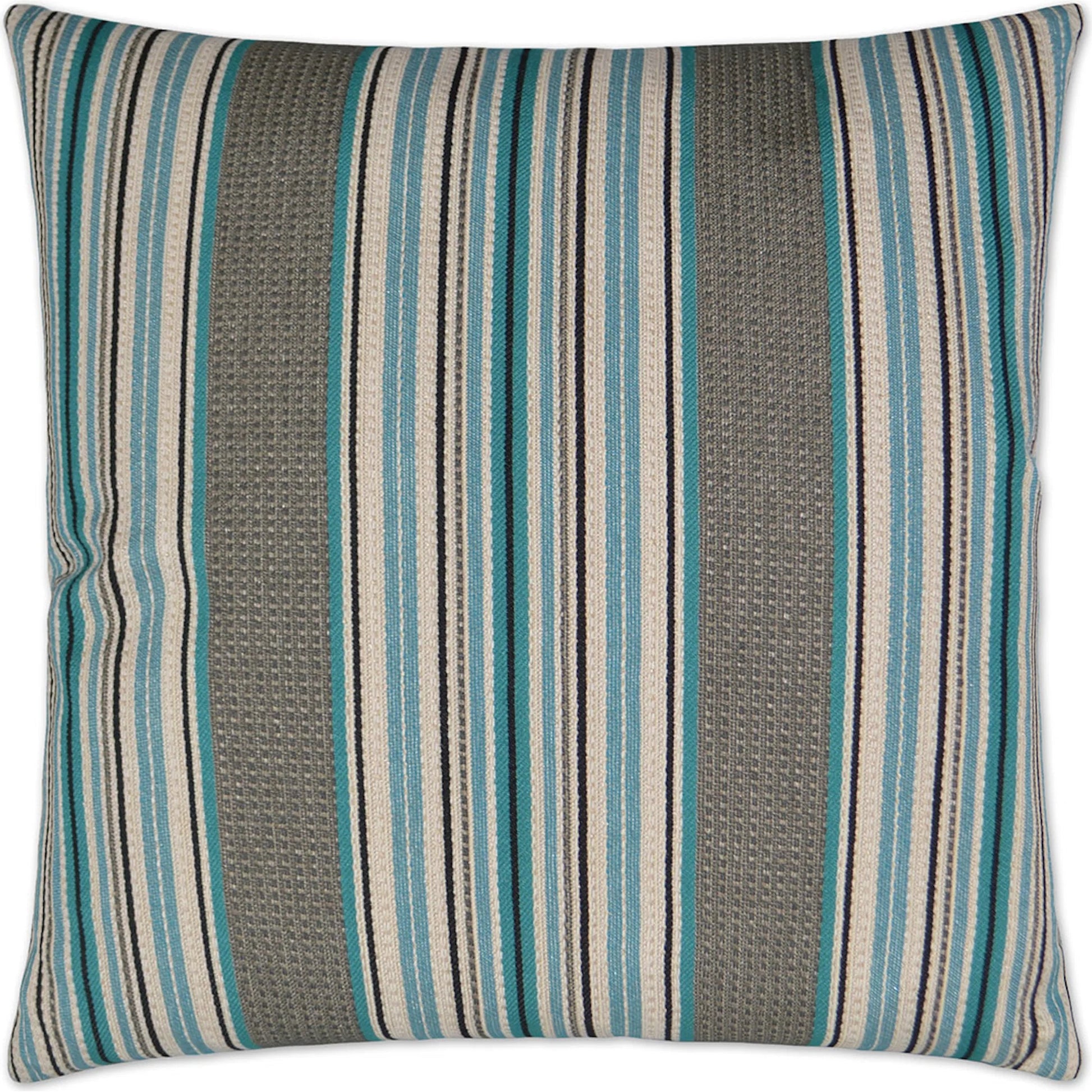 Kreiger Pillow by DV Kap Home in grey, turquoise. Made from 78.91% polyester, 21.09% olefin in a eclectic & global style.