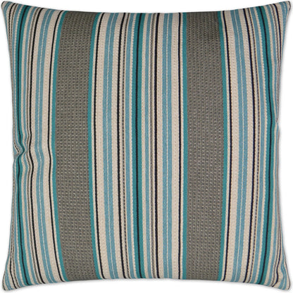 Kreiger Pillow by DV Kap Home in grey, turquoise. Made from 78.91% polyester, 21.09% olefin in a eclectic & global style.