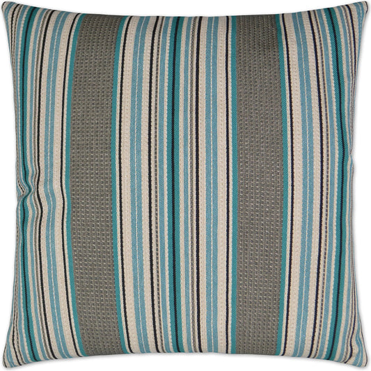 Kreiger Pillow by DV Kap Home in grey, turquoise. Made from 78.91% polyester, 21.09% olefin in a unique style.