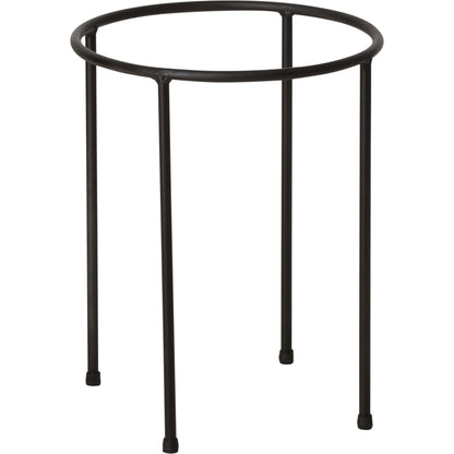 Short Stand by Emissary in black. Made from unique in a modern style.