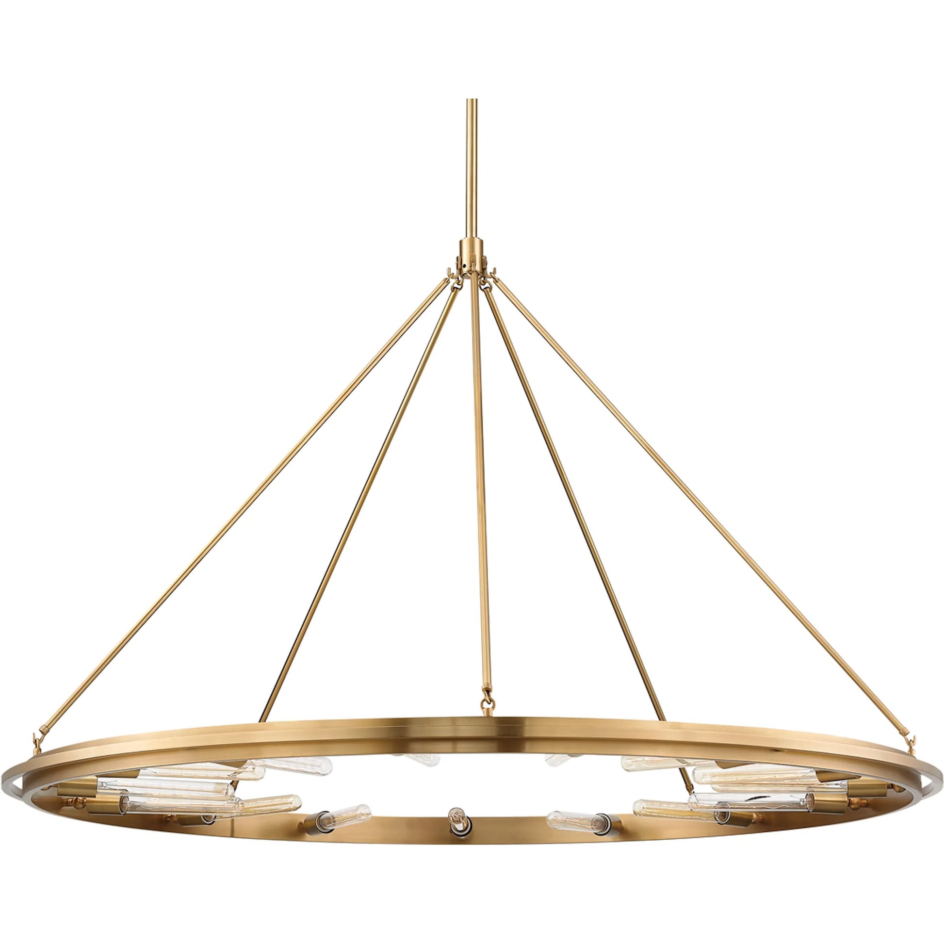 Chambers 15-Light Chandelier by Hudson Valley. Made from metal in a transitional style.
