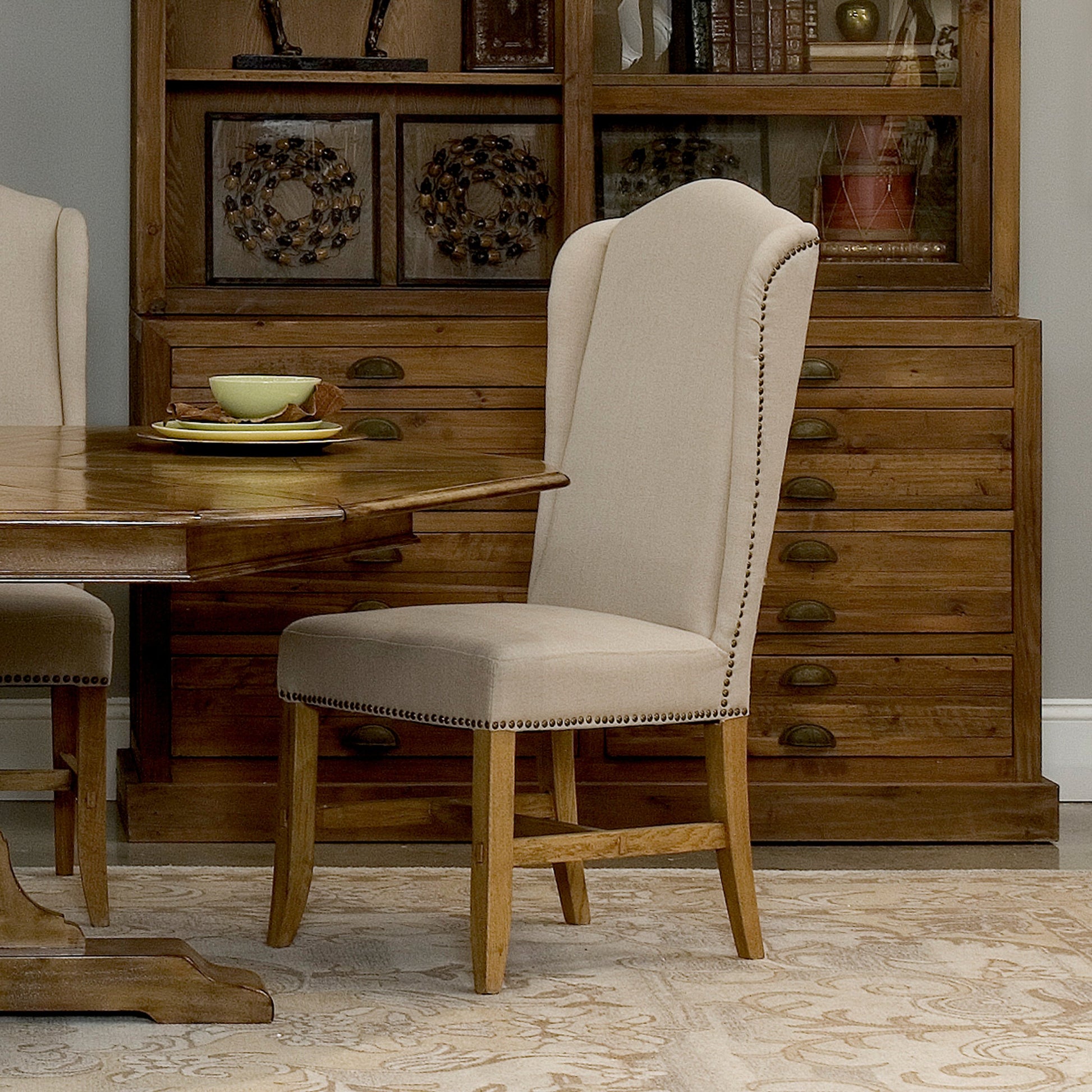 High Back Dining Chair (Set of 2) by Sarreid Ltd.. Made from unique in a modern style.