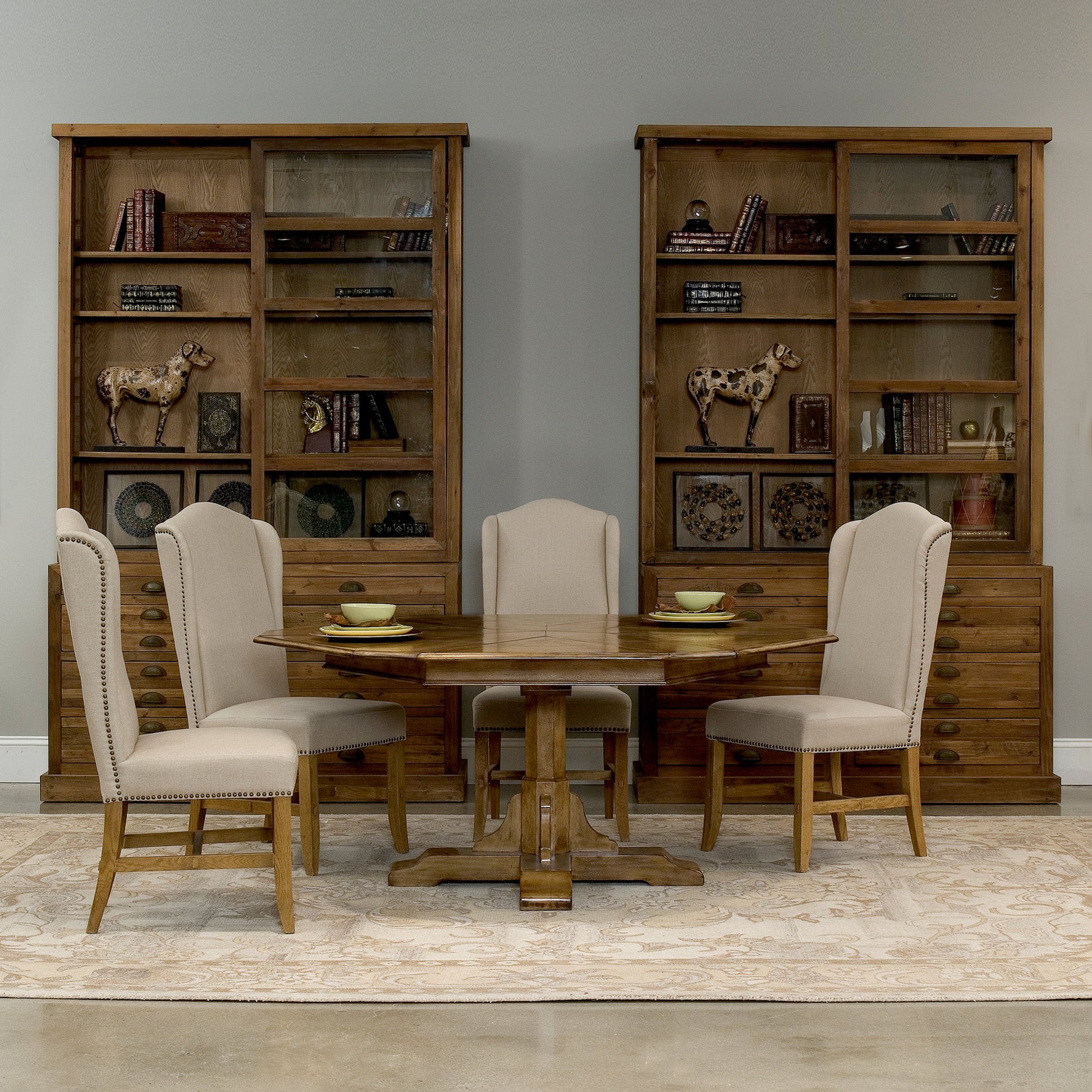 High Back Dining Chair (Set of 2) by Sarreid Ltd.. Made from unique in a modern style.