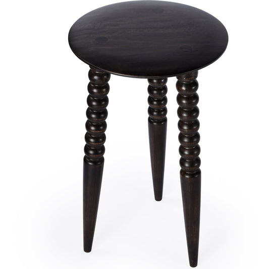 Fluornoy Accent Table by Butler Specialty Company in artifacts. Made from mango wood solids in a traditional style.