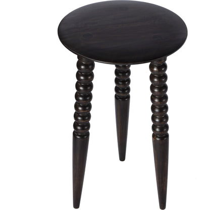 Fluornoy Accent Table by Butler Specialty Company in artifacts. Made from mango wood solids in a traditional style.