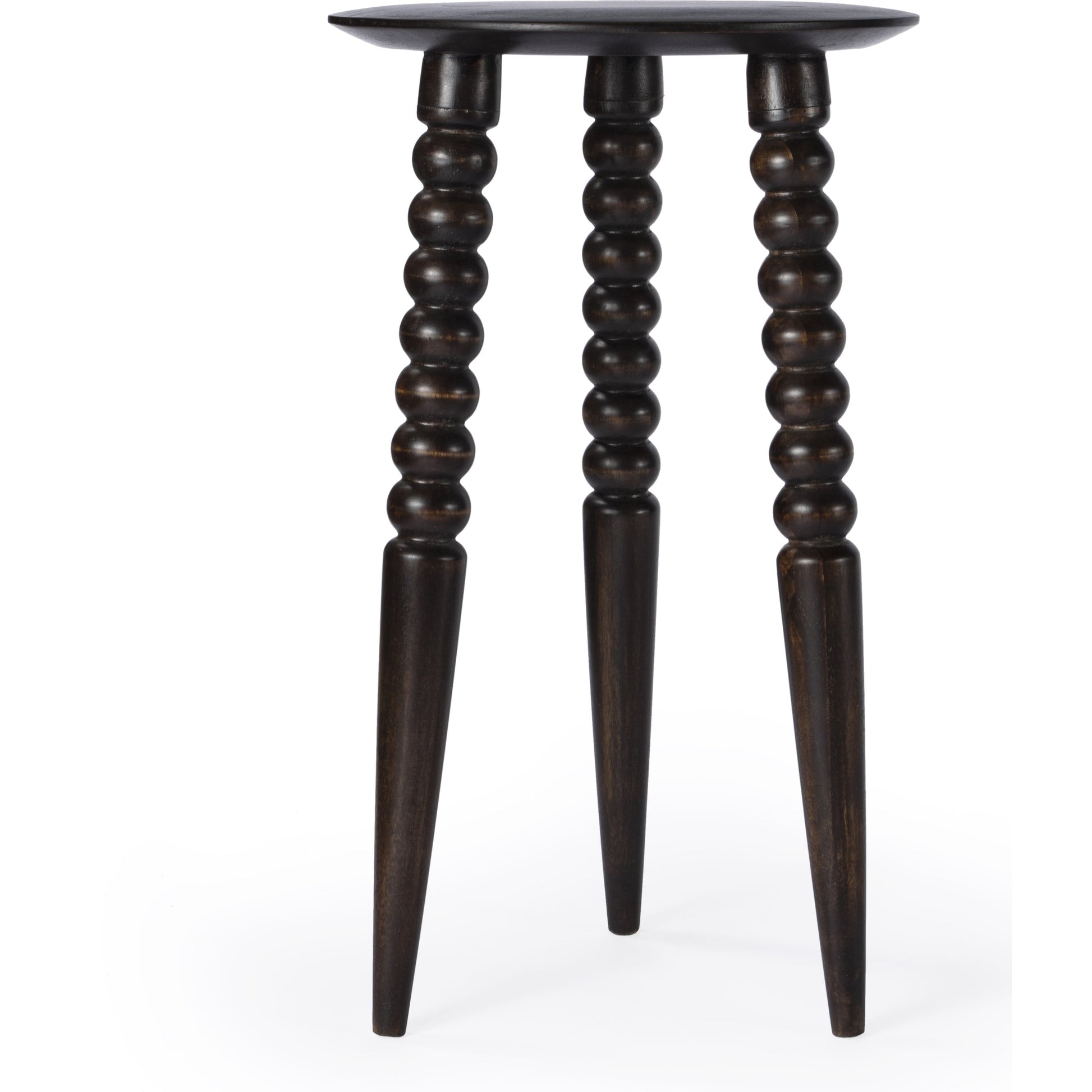 Fluornoy Accent Table by Butler Specialty Company in artifacts. Made from mango wood solids in a traditional style.