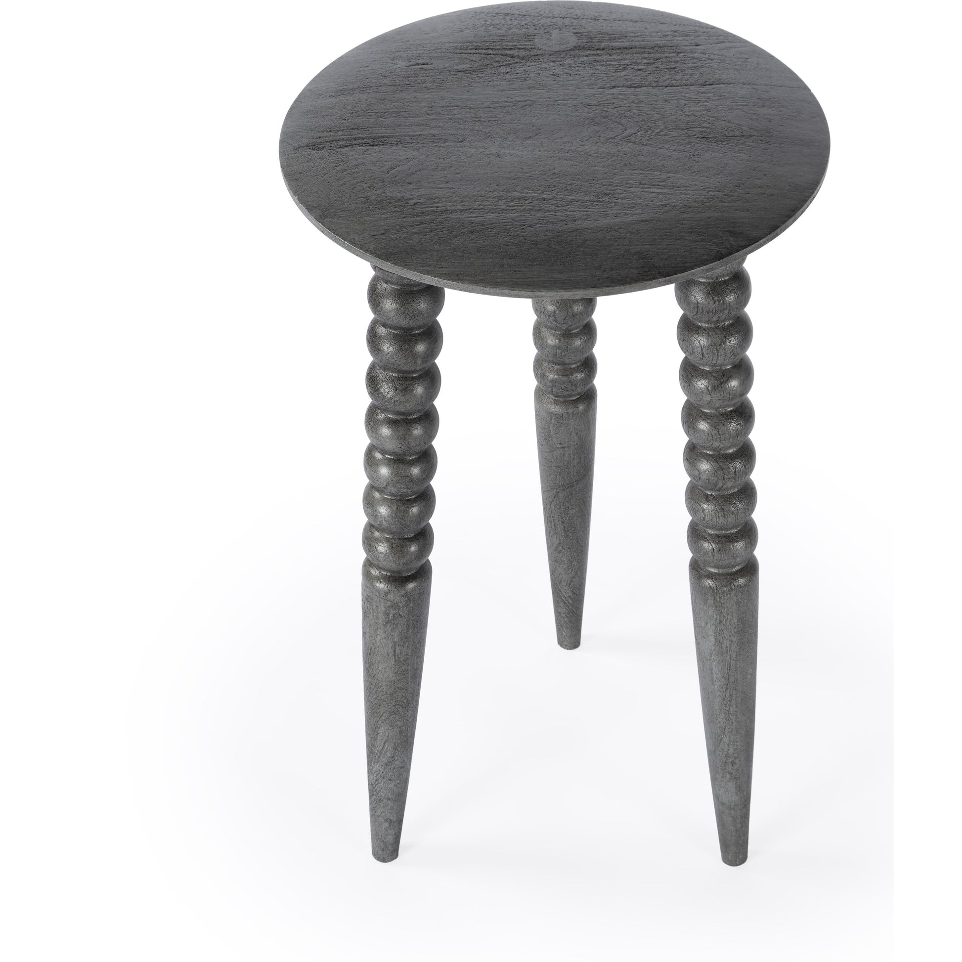Fluornoy Accent Table by Butler Specialty Company in artifacts. Made from mango wood solids in a traditional style.