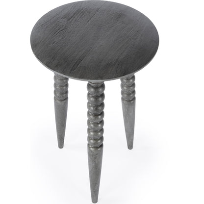 Fluornoy Accent Table by Butler Specialty Company in artifacts. Made from mango wood solids in a traditional style.