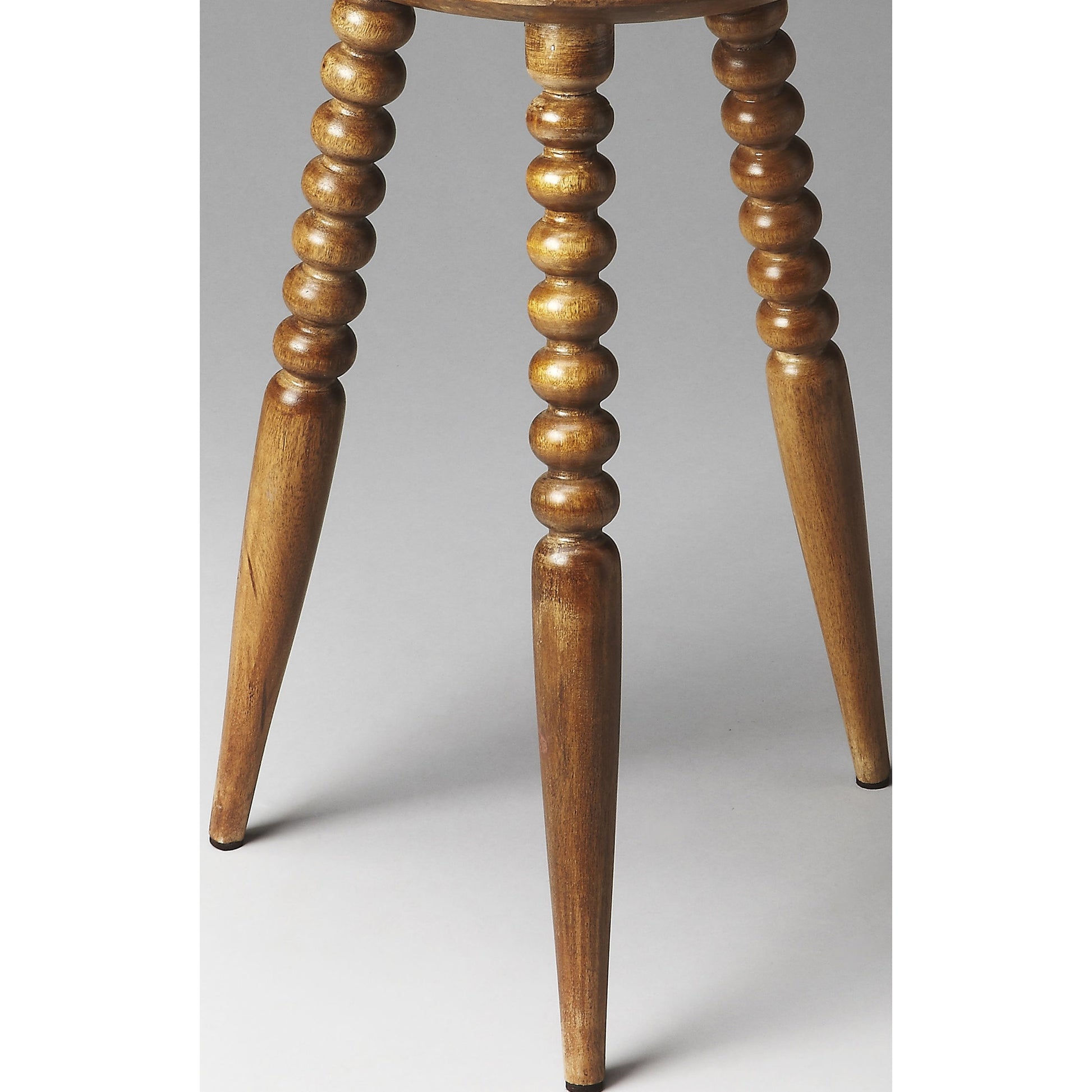 Fluornoy Accent Table by Butler Specialty Company in artifacts. Made from mango wood solids in a traditional style.