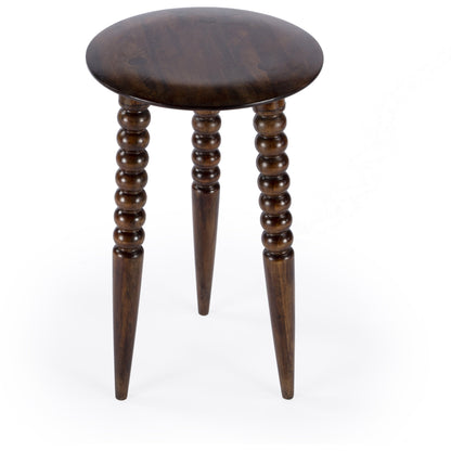 Fluornoy Accent Table by Butler Specialty Company in artifacts. Made from mango wood solids in a traditional style.